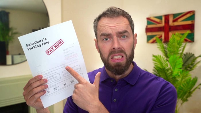 Sainsbury's Parking Fine