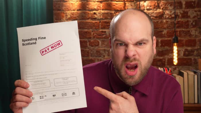 speeding fine scotland